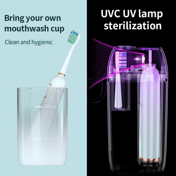 Multifunctional Rechargeable Electric Toothbrush With Intelligent Disinfect Air Drying