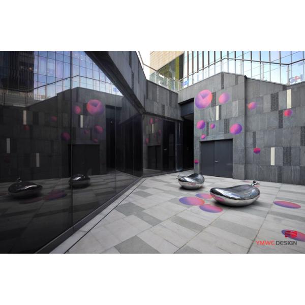 Hand-forged Stainless Steel Balloon Sculpture for Outdoor Decorative Art Installation