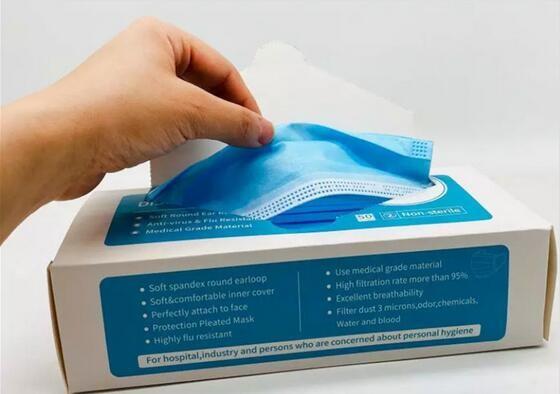Skin Friendly Disposable Mouth Cover Easy Degradation For Pharmaceutical Factory