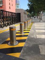 Ensaio de impacto Bollardo mecânico para proteção do perímetro