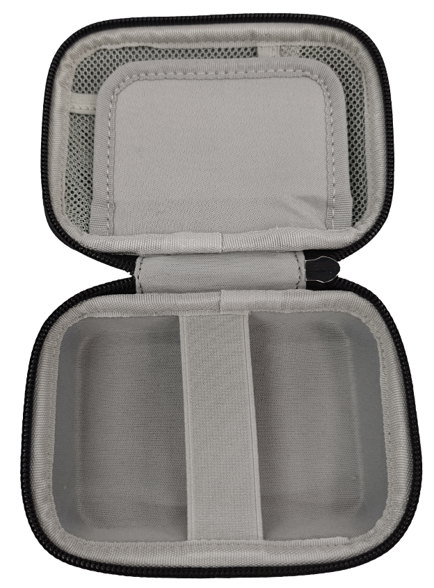 Waterproof Small Headphone Earbud Carrying Storage Pouch Black Eva Mini Earphone Charging Case With Zipper Custom