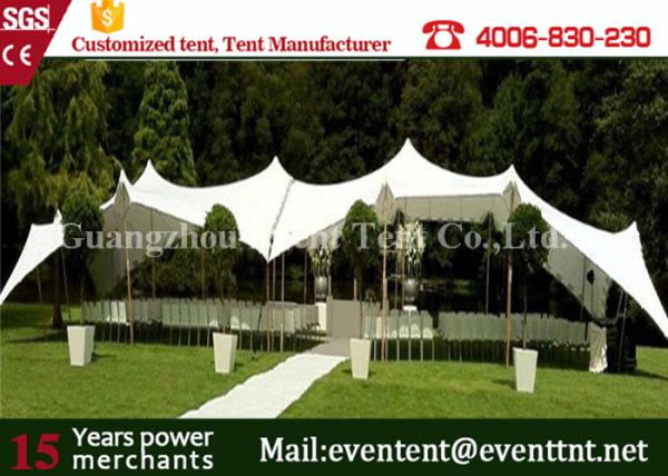 Square Solar Second Hand Marquee Tent , Heavy Duty Gazebo Canopy For Outdoor Campin