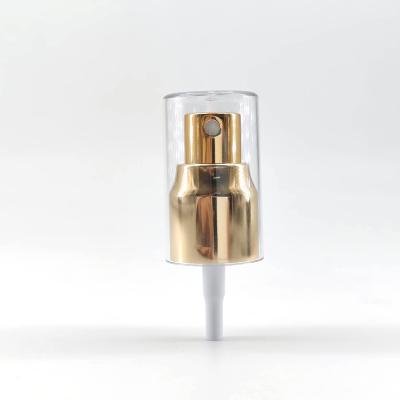 20mm 20/410 Golden Aluminium Collar Mist Pump Perfume Sprayer Top For Essence