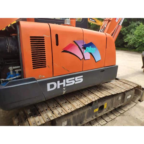 Low Hour Doosan Excavator 3.5T 40.5KW 0.45M Bucket Capacity Motor Gear Pump Engine