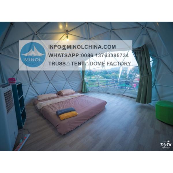 5m Diameter Geo House Canvas Rest Tent Dome Glamping