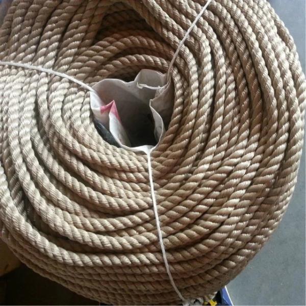 128mm Diameter Twisted 8 Strand Mooring Rope / Marine Nylon Rope
