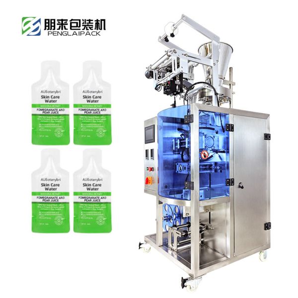 Full Automatic Irregular Honey Sauce Sachet Juice Milk Pure Water Packaging Machine for Liquid