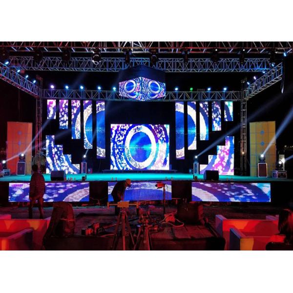 поток золота Nationstar экрана СИД на открытом воздухе этапа 4500cd 3840Hz арендный