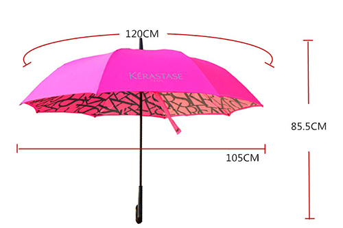 Manual Open Promotional Reverse Umbrellas Double Layer Windproof Umbrella