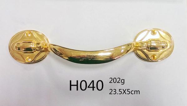 Adult Metal Coffin Handles Antique Brass Antique Copper Gold Finish H040 size 23.5*5 cm