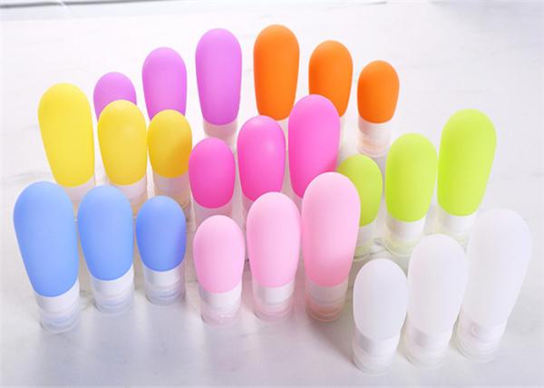 FDA Silicone Travel Bottle Set Custom Color Food Grade silicone baby bottle
