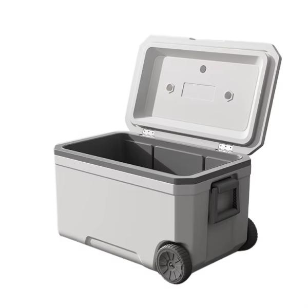 Phefon Wheels Ice Cooler Box 70L Capacity Insulated Cooler Box CE And ISO Certified