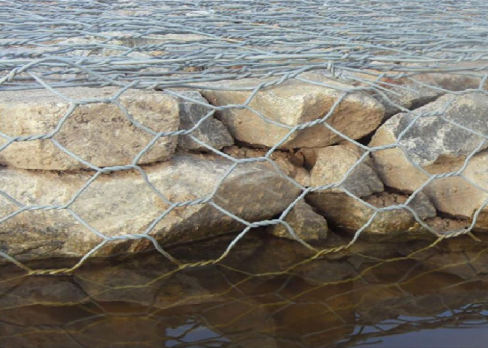 Durable Stone Filled Gabion Wire Mesh For Retaining Walls And Erosion Control