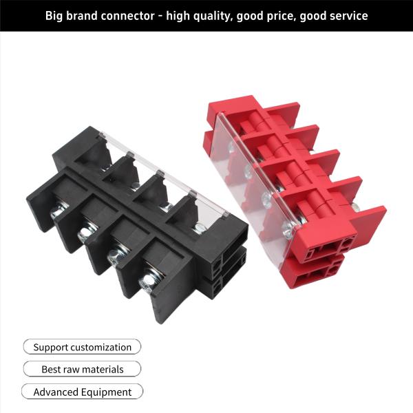 75A 100A 200A Through Wall Connector , Energy Storage Lithium Battery Connector