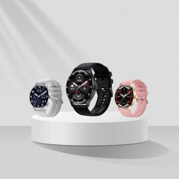 Wearable Devices Water Proof Man Round Shape Sport Fitness Digital Smart Watch
