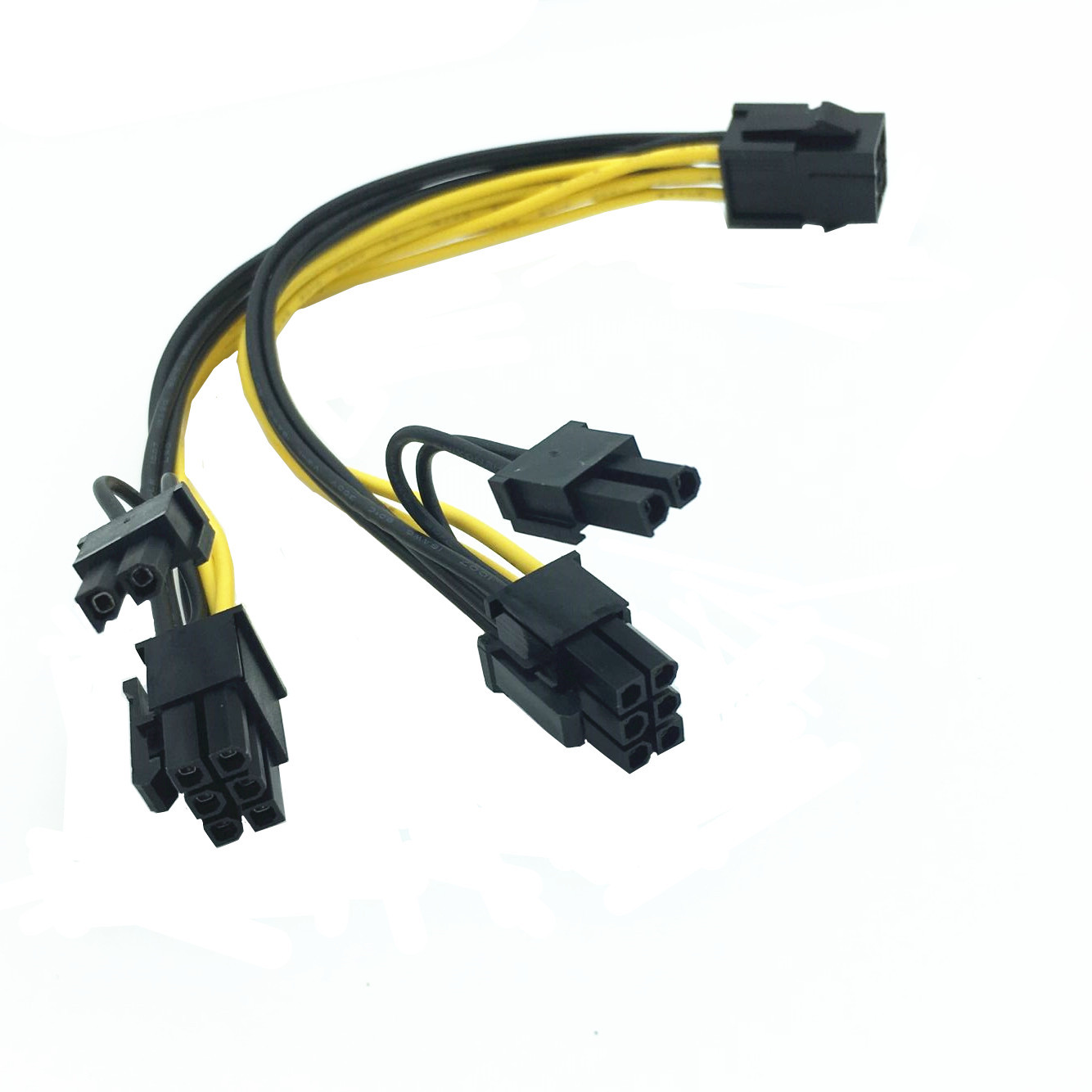 Полностью медный Pin 6, который нужно удвоить кабель Splitter 8 Pin для горнорабочего снаряжения