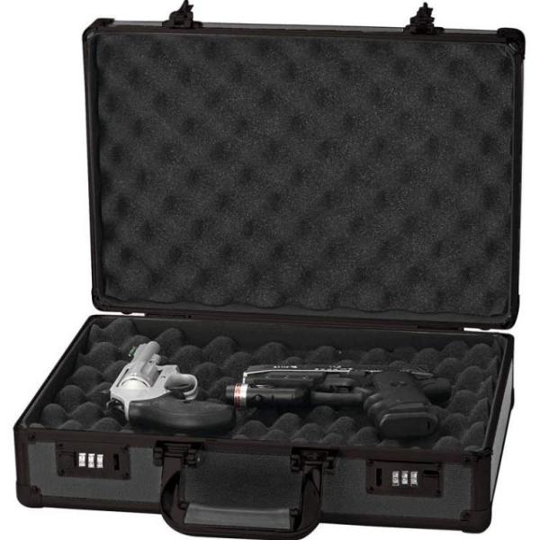 Professional Aluminum Hard Gun Cases For Pistol / Hand Gun Storage