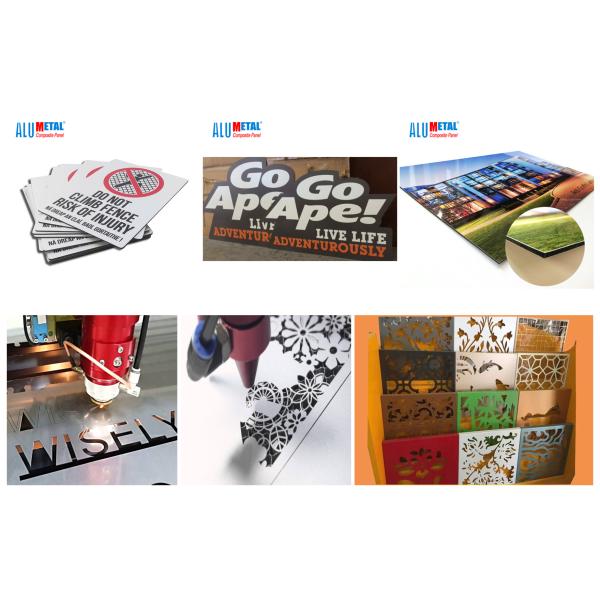 Alumetal почистило стены ACP строительных материалов цвет щеткой внутренней декоративный обшивая панелями штейновый