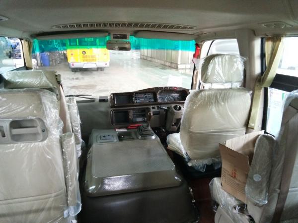 5 Manual Gears Coaster Transport Minivan / 15 Passenger Mini Bus Van Aluminum