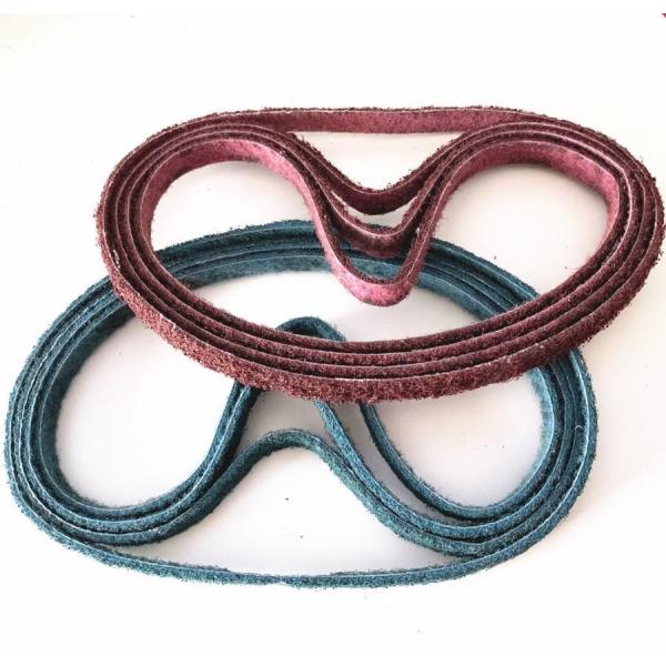 Customized Size Fabric Cloth Roll Sand Polishing Non Woven Surface Conditioning Nylon Sanding Belt