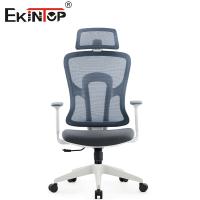 Cadeira de mesa de Gray Modern Swivel Ergonomic Mesh com cabeceira