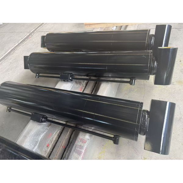 Single Acting High Tonnage Steel Agricultural Hydraulic Cylinder Hard Chrome Plated Piston Rod