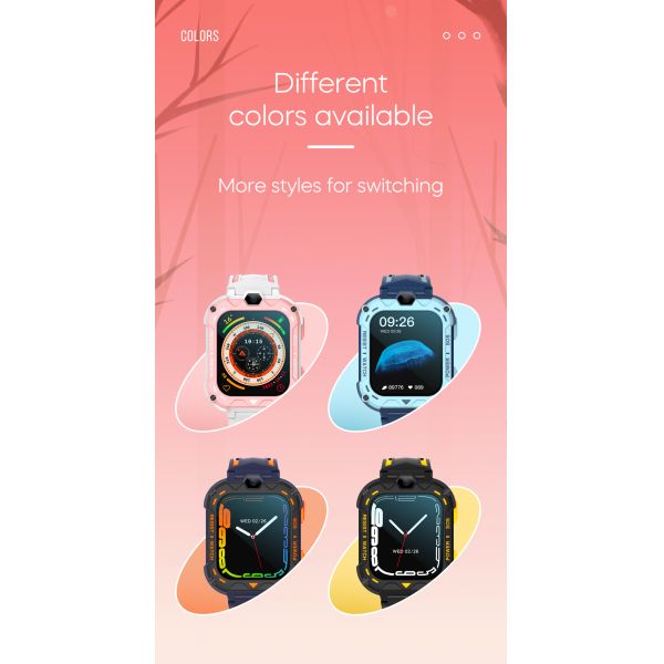 Eraysun K39H Kids Smart Watch 1.83inch GPS LBS GSM WIFI SOS SIM Card Anti Lost 800mah Video Call Smart Watches