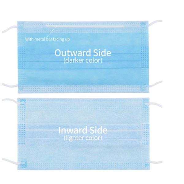 Breathable Kids Surgical Face Mask 3 Layer For Anti Flu Virus Dust Proof