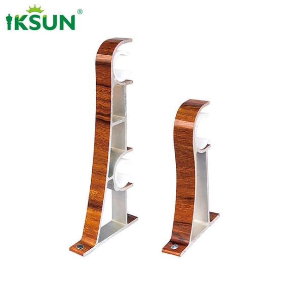 Wall Mount Curtain Rod Brackets 6063 Aluminium Alloy Material