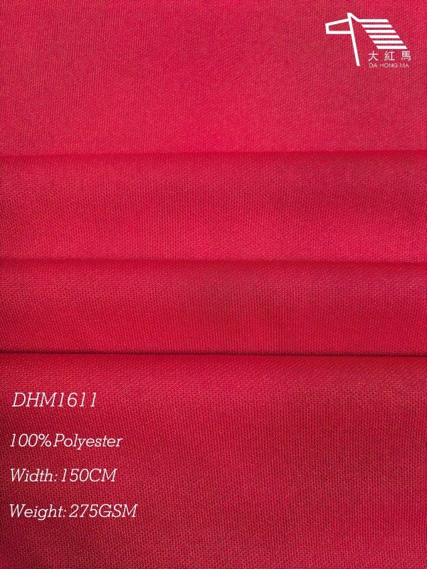 275GSM Poly Twill Fabric Heavy Weight Pique Knit Breathable Honeycomb Quick Drying for Jackets