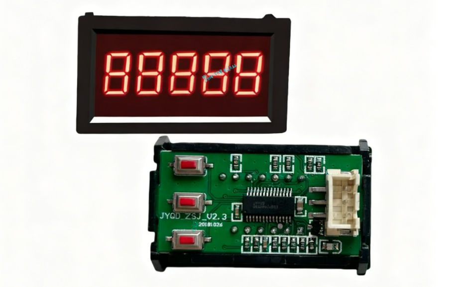 JYQD-ZSJ-V2.3 Digital Tachometer for BLDC Motors – 5V Pulse Signal RPM Meter | High-Precision Speed Display 0–99999RPM | Compatible with JYQD Motor Drivers