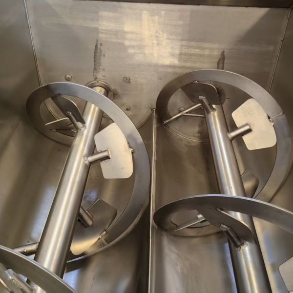Automatic Sausage Line Vacuum 750L Meat Vegetables Stuffing Mixing Machine With Esay Operate