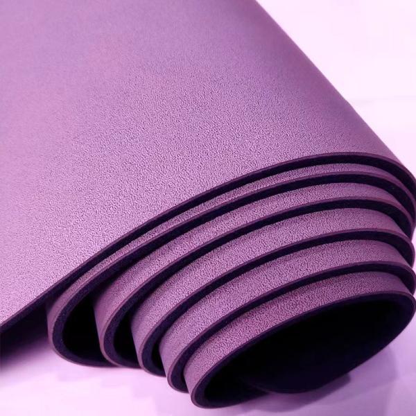 Outdoor Eco Friendly China Supplier Antislip Pattern Pro Natrual Rubber PU Yoga Mat with laser design