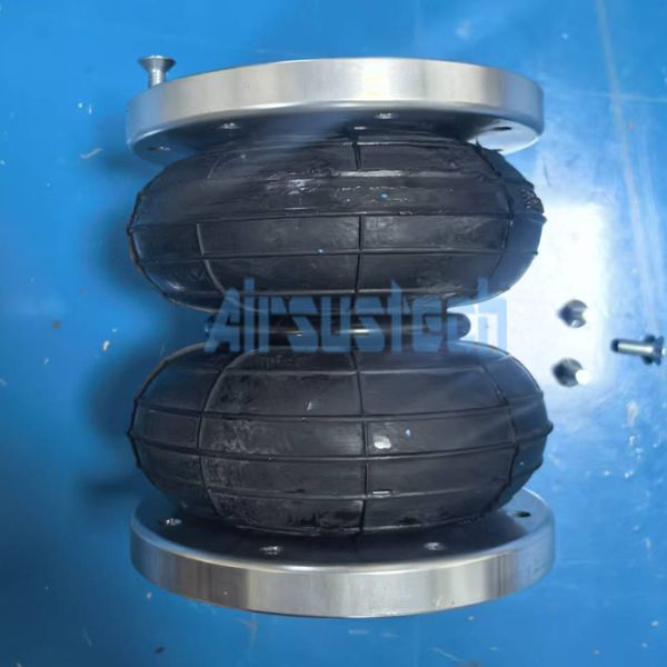 2H130142 Double Flange-type Air Spring for Vibration Isolation 8-M6 Mounting Hole