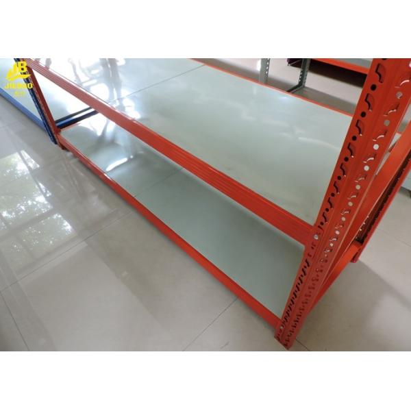 Durable Heavy Duty Warehouse Steel Racks With Automatic Butterfly Punching Holes