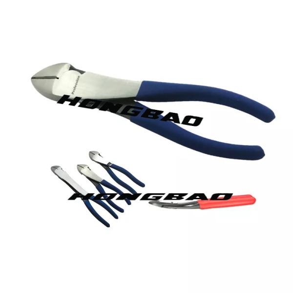 7 7.5 4 Diagonal Cutter Pliers Insulated CRV Alloy Steel Fat Big Head Bent Body