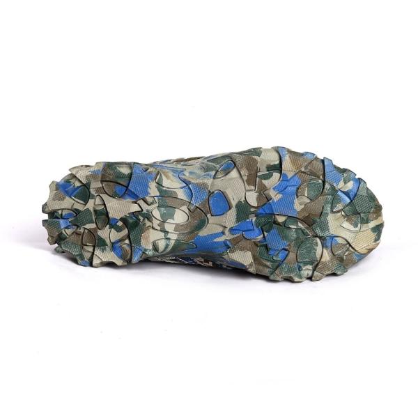 Shengjie Low-top Lace up Soft Sole Fabric Mesh Upper with Air Mesh Lining PU Combat Boots Outsole Outdoor Shoes