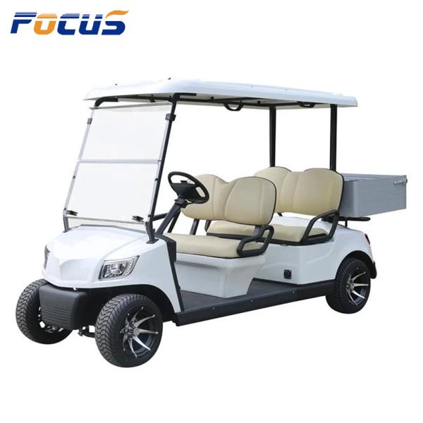 Thickened Seats Generation Electric Golf Cart with 4 Seater and High Speed of