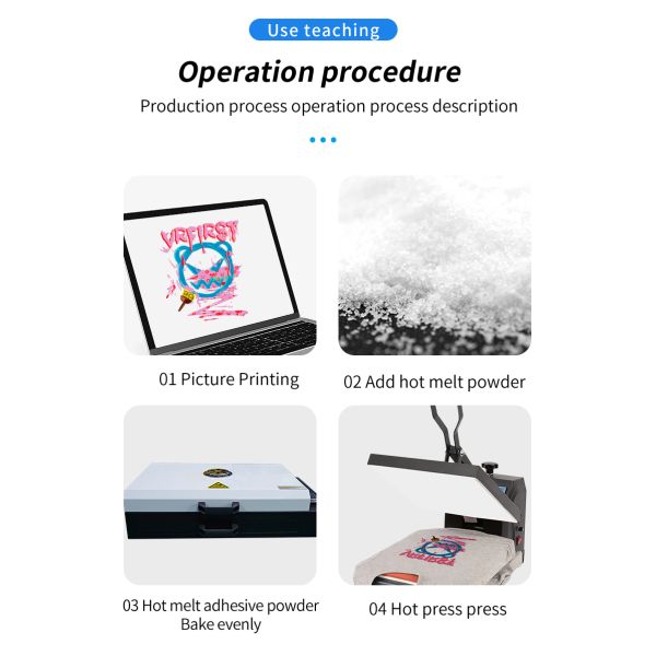KECAI A3 DTF Professional Heating Mini Oven PET Film Portable A4 Print Dimension Uniform Distribution Automatic Digital Curing