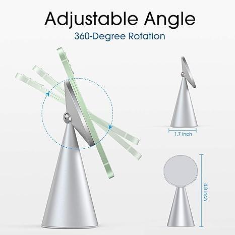 Magnetic Phone Stand Compatible with iPhone 13&iPhone 12, Mini, Pro and Pro Max, Adjustable Aluminum Holder