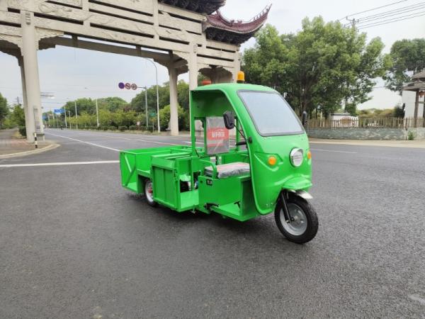 New Energy Electric Three Wheeled Cleaning Car Garbage Transport Truck