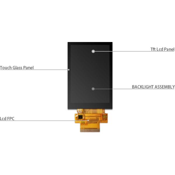 Фабричный LCD 3,5 дюймовый небольшой LCD дисплей с емкостным сенсорным дисплеем