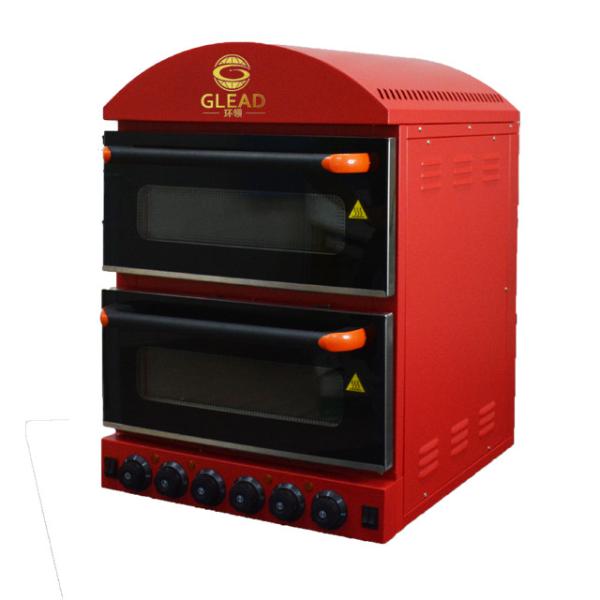 Forno de pão de pizza de aço inoxidável ZH-2M-H Produtividade Equipamento de panificação comercial