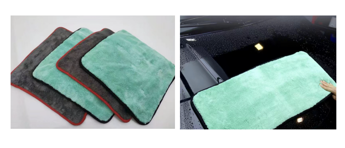 Quick Dry Auto Detailing Cloth Thick Plush Microfiber Towels For Car Wash Drying