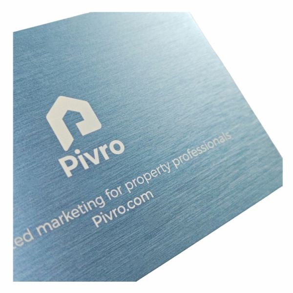 Aluminum Custom Metal Card Commercial Business Card Printing