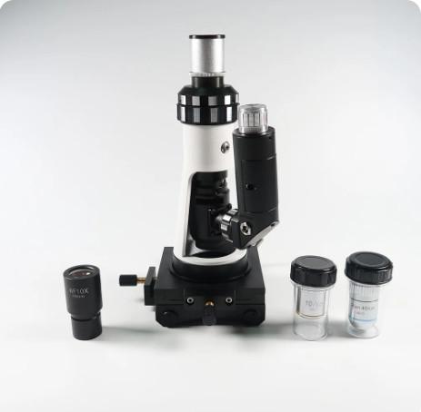 Microscope métallographique portable avec polariseur à base magnétique/préparation de spécimens métallographiques