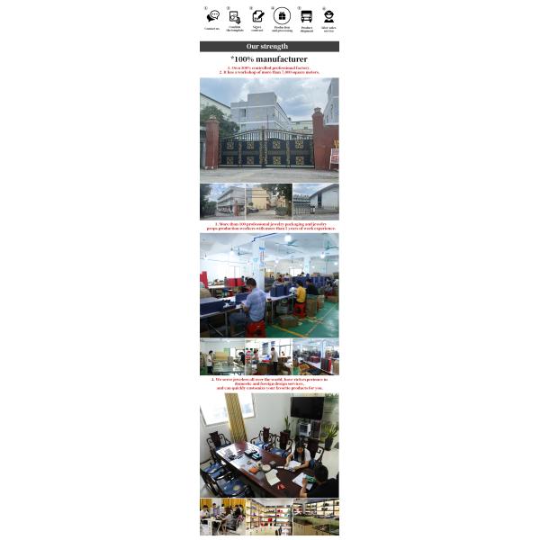 Taille personnalisée Logo Hanhong Carton Papier cadeau Joaillerie Boîte tiroir Présentation