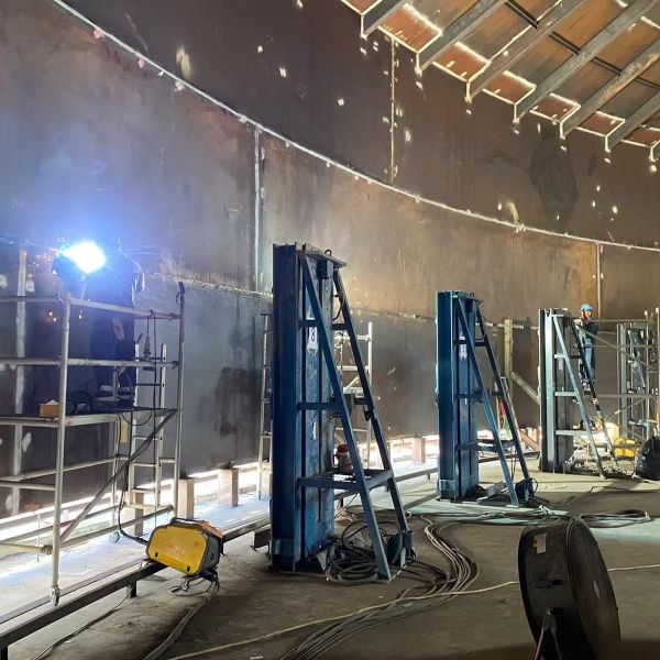 Glass-Lined Vessel Lifting 15t Bolted Electric Lead Screw 