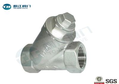 Stainless Steel Y Strainer Valve Corrosion Resistant With BSP / NPT Thread