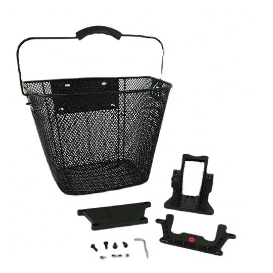Convenient Storage Basket for MTB Universal Bicycle Iron Basket Bike Front 0.95 kg